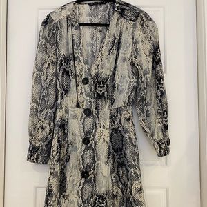 Zara animal print dress